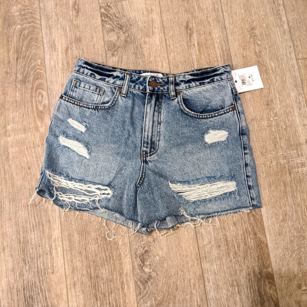 NWT, O'Neill Angus Ripped Denim Shorts, Size 29